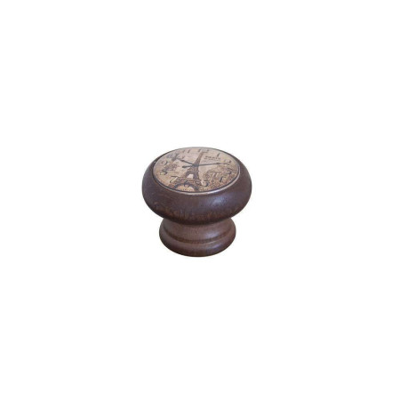 Bouton Meuble Eiffel Bois ø40mm - B BEAUTY