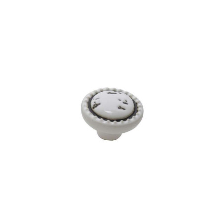 Bouton Meuble Céramique Beige ø46mm - B BEAUTY
