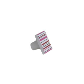 Bouton Meuble Résine Bayadère - B BEAUTY 40x40mm