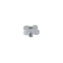 Bouton Meuble Résine Blanc L48mm - B BEAUTY