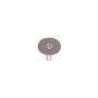 Bouton Meuble Percing Métal Blanc ø30mm - Design Moderne