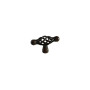 Bouton Meuble Acier Rouille - L55mm h34mm - Style Rustique