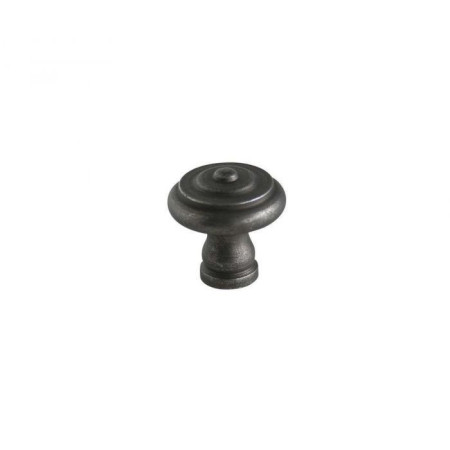Bouton Meuble Acier Vieux Fer ø35mm B BEAUTY