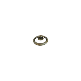 Bouton Meuble Laiton Vieilli Zamak - 40x45x11mm