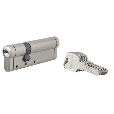 Cylindre de Serrure Haute Sécurité INVENTIV - 5 Protections - Argent