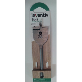 Mèche bois plate INVENTIV Ø38 mm - Perçage précis et durable