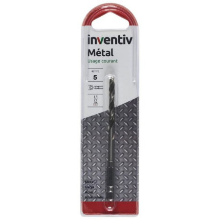 Mèche hexagonale métal Ø5 mm - INVENTIV