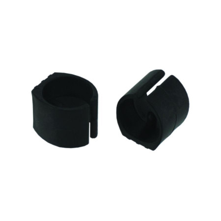 Patins enveloppants à clipser PAT.A.CLIP.234 - Noir - Ø23x25mm