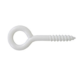 Pitons à vis acier plastifié 6x60 - INVENTIV - Lot de 4