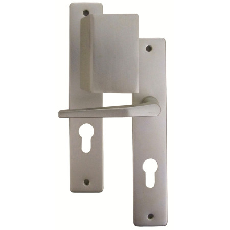 Poignées de Porte Aluminium Champagne CHAINEY B BEAUTY - Entraxe 195 mm