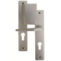 Poignées de Porte Aluminium Champagne CHAINEY B BEAUTY - Entraxe 195 mm