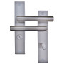 Poignées de Porte à Verrou Diego - Aluminium - MR BRICOLAGE