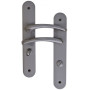Poignées de porte à verrou Tedy en aluminium - MR BRICOLAGE