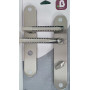 Poignées de Porte Acier Tolbiac Nickel Mat B BEAUTY