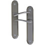 Poignées de porte bec de cane Roméo - Métal, durable, plusieurs finitions