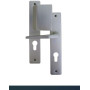 Poignées de Porte Palière Aluminium Argent - B BEAUTY