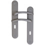 Poignées de Porte Trou Clé Tedy Aluminium - MR BRICOLAGE