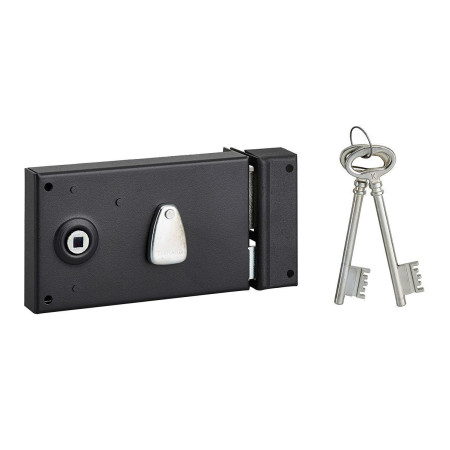 Serrure Applique Horizontale INVENTIV - 140x82mm - Sécurité Porte/Fenêtre
