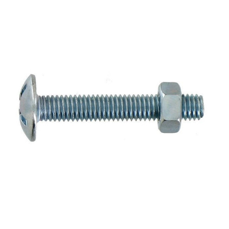 Boulons Poêliers Acier Zingué 5x40 - INVENTIV
