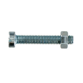 Boulons Tête Cylindrique Acier Zingué 6x40 - INVENTIV