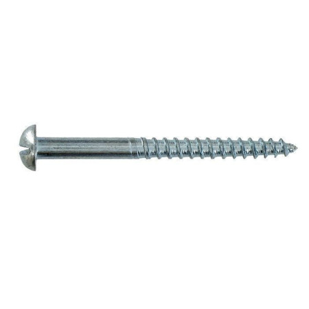 Vis bois tête ronde pozi acier zingué 4x20 - Fixation bois