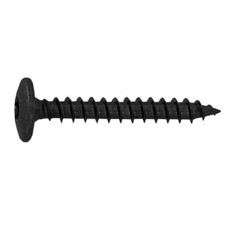 Vis de penture étoile acier noir 7x30 - INVENTIV
