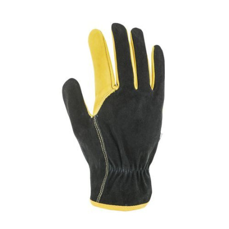 Gants de travail noirs et jaunes - Taille 8