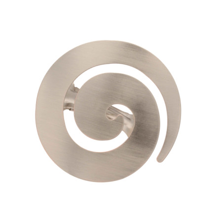 2 Pinces Spirale - Chrome Mat