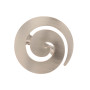 2 Pinces Spirale - Chrome Mat
