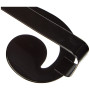 2 Barrettes à Rideaux Aimantées Baleine - Noir Laqué