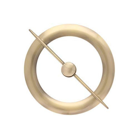 1 Embrasse Métal Avec Magnet Central de Fixation - Bronze
