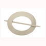 1 Embrasse PVC Ovale - Lin