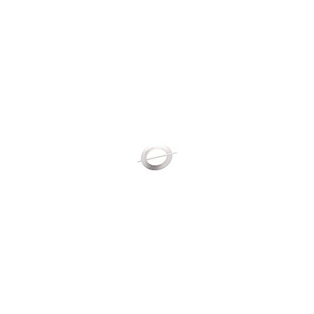 1 Embrasse PVC Ovale - Argent