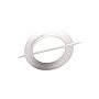1 Embrasse PVC Ovale - Argent