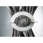 1 Embrasse PVC Ovale - Blanc Laqué