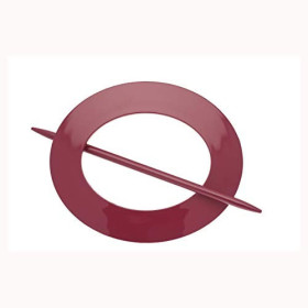 1 Embrasse PVC Ovale - Prune