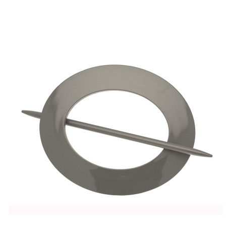 1 Embrasse PVC Ovale - Zinc
