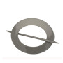 1 Embrasse PVC Ovale - Zinc