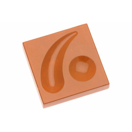 1 Magnet Yang (Sans Marque) - Orange