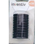 Anneau Noir Mat D28 INVENTIV - Décoration & Bricolage