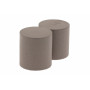 2 Embouts Bouchon - Taupe - Diamètre 28