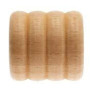 2 Embouts Cabochon - Décor Hêtre - Diamètre 20