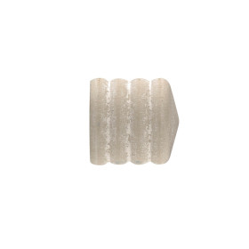 2 Embouts Cabochon - Lin Cérusé - Diamètre 28