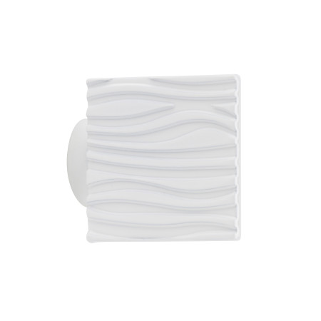 1 Embout Vague - Blanc laqué - Diamètre 28