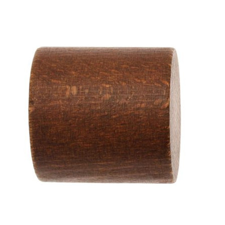 2 Embouts Bouchon - Décor Merisier - Diamètre 35