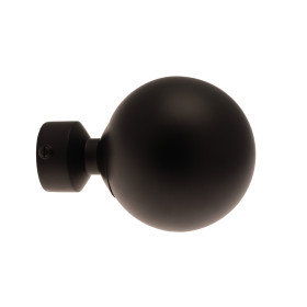 1 Embout Anglais - Noir Satiné - Diamètre 28