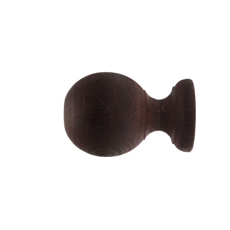 1 Embout Style Anglais - Décor Wengé - Diamètre 28