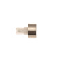 2 Embouts Bouchon - Chrome Mat - Diamètre 20