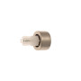 2 Embouts Bouchon - Chrome Mat - Diamètre 20
