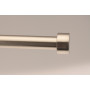 2 Embouts Bouchon - Chrome Mat - Diamètre 20